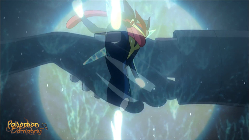 Greninja y Ash
