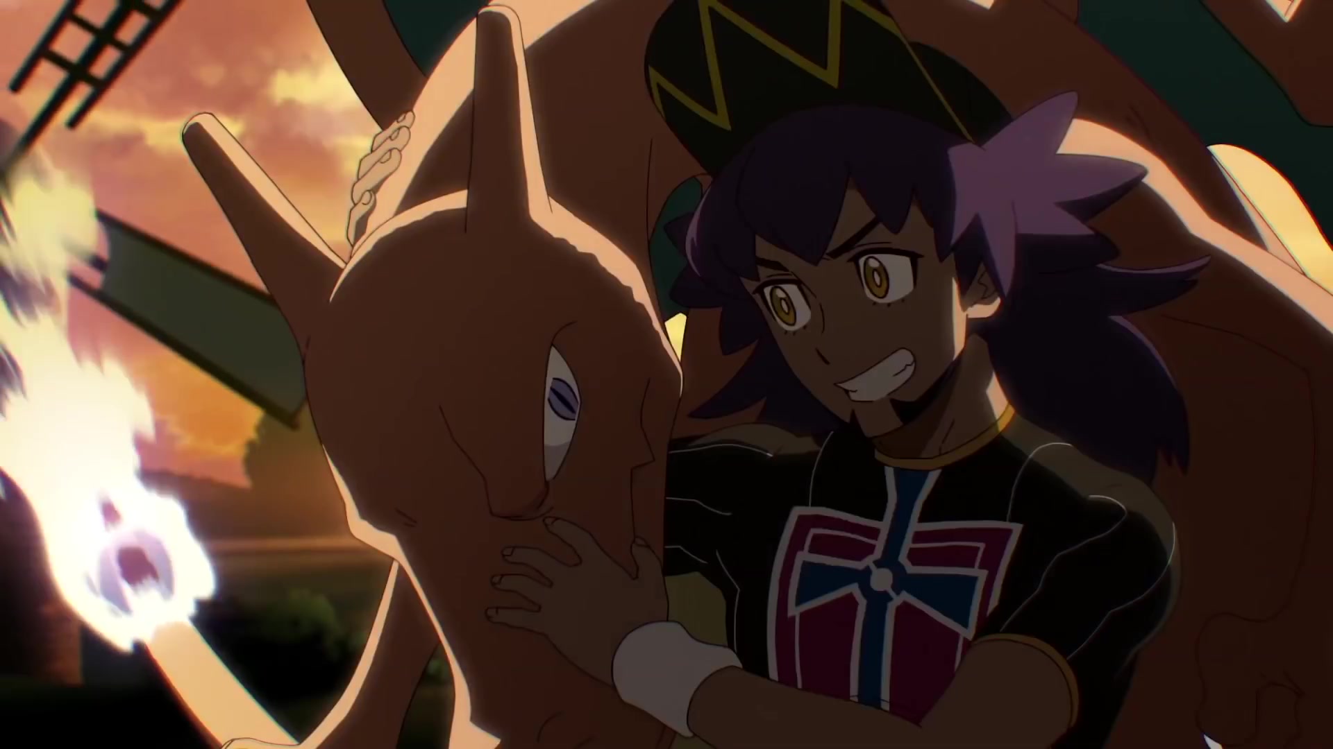 Alas del crepúsculo Lionel y Charizard