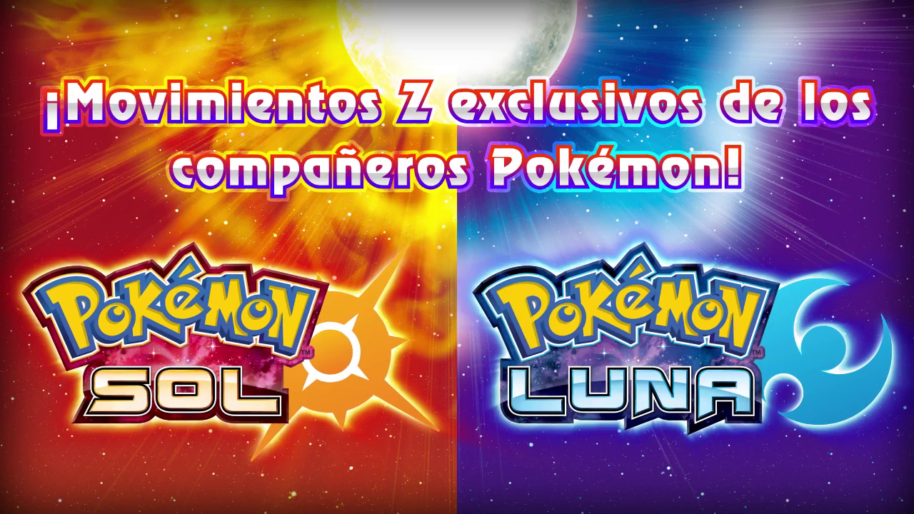 Tráiler de Pokémon Sol y Luna: dos nuevos Ultraentes y Movimientos Z exclusivos