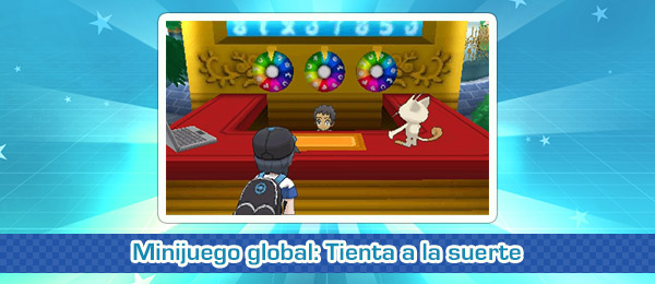 Minijuego global: «Tienta a la suerte»