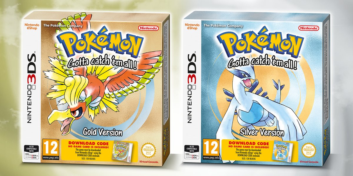 Tema para 3DS con la reserva de Pokémon Oro y Pokémon Plata para CV