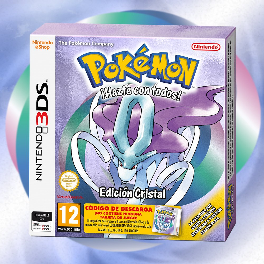Pokémon Edición Cristal llegará a la Consola Virtual de 3DS el 26 de enero