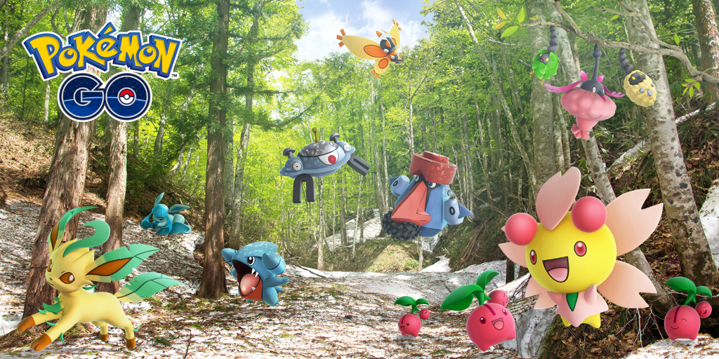 Nuevos Pokémon de Sinnoh en GO