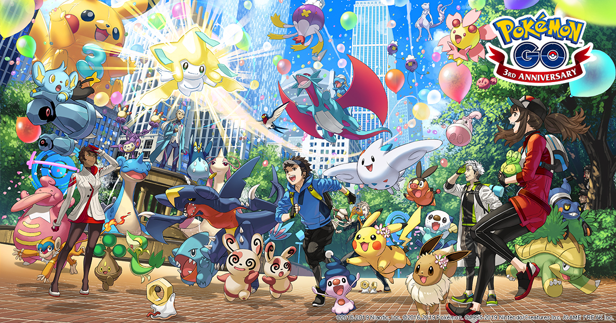 Tercer aniversario de Pokémon GO