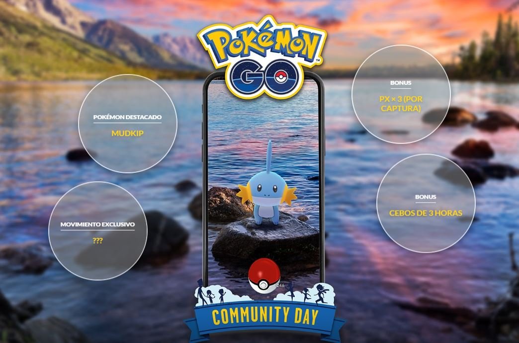 Mudkip en el Día de la Comunidad (GO)