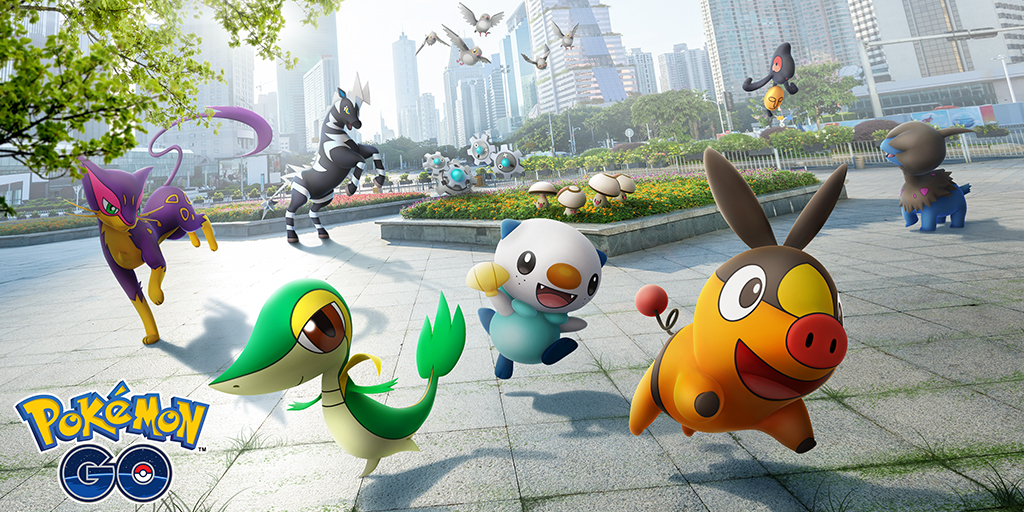 Pokémon de Teselia en Pokémon GO