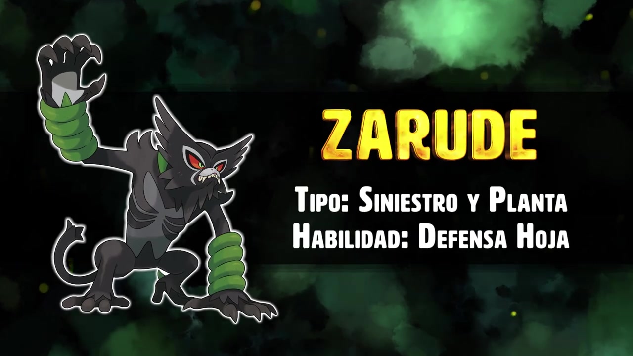 Zarude, el singular Pokémon Simiestro de Espada y Escudo