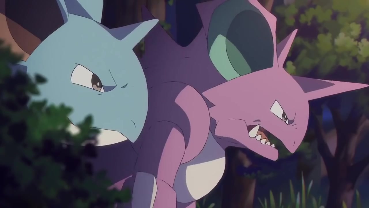 El sueño de Tsubomi (POKÉTOON) Nidoking y Nidoqueen