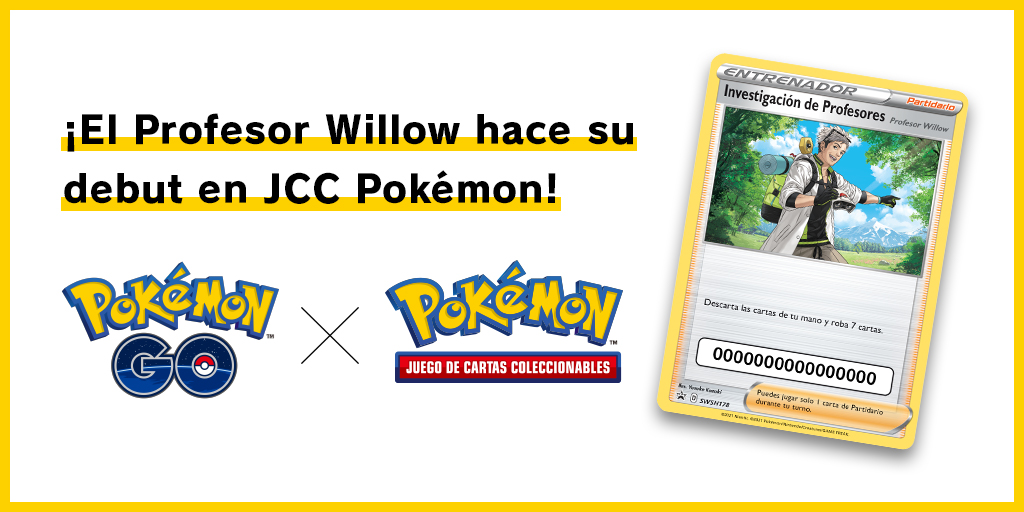 ¡El Profesor Willow hace su debut en el JCC Pokémon!