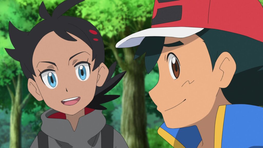 Episodio 73 Viajes Pokémon Goh y Ash