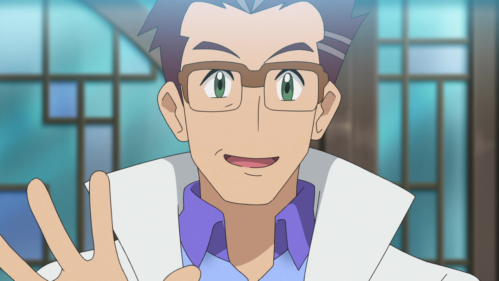 Episodio 74 Viajes Pokémon Cerezo saludando