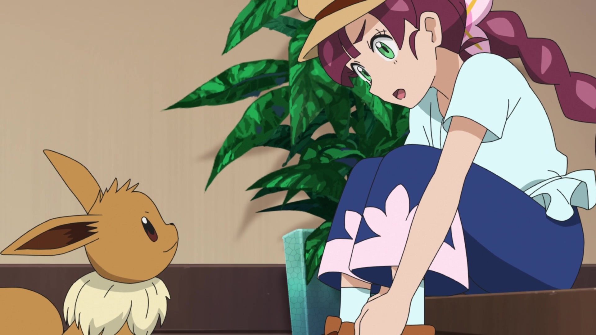 Episodio 74 Viajes Pokémon Chloe y Eevee
