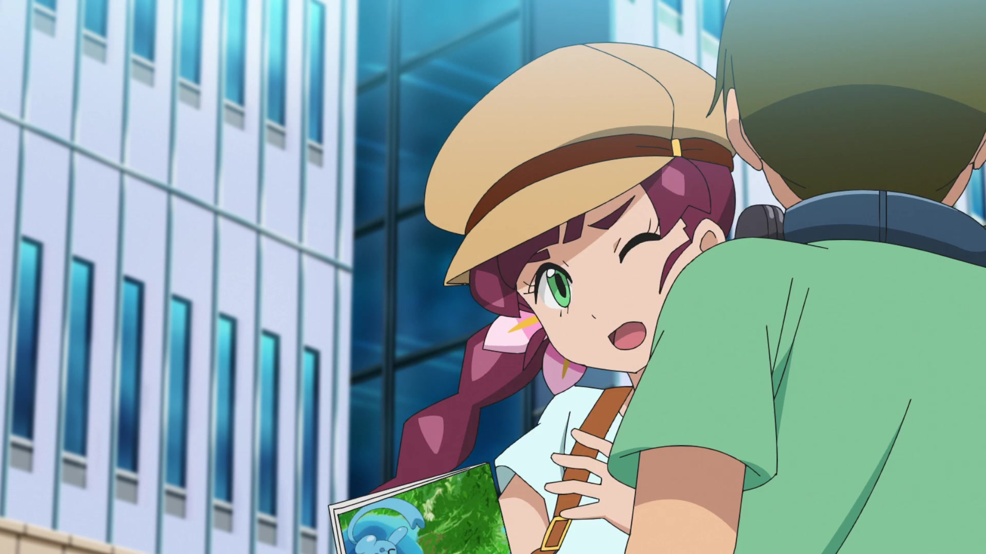 Episodio 74 Viajes Pokémon Chloe choca