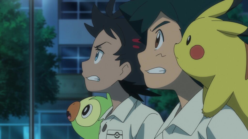 Episodio 74 Viajes Pokémon Ash, Pikachu, Goh y Grookey ante Darkrai 
