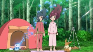 Episodio 74 Viajes Pokémon Piplup peluquero Pokémon