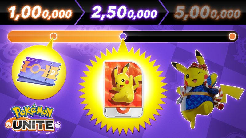 Pokémon UNITE: Blastoise pre-registro móviles Holoatuendo de Pikachu Matsuri