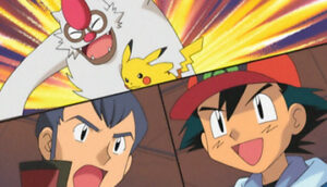 Ash y Pikachu contra Norman y Vigoroth