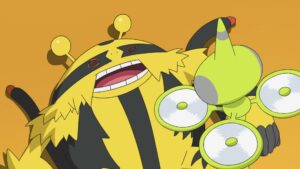 Episodio 77 Viajes Pokémon Electivire está fuera de combate