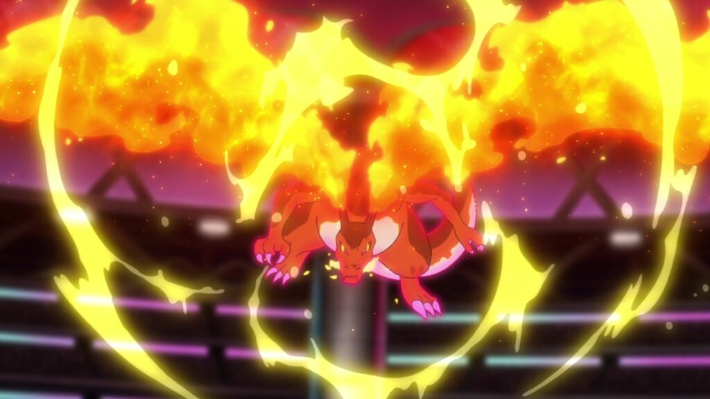 Episodio 77 Viajes Pokémon Giga-Charizard