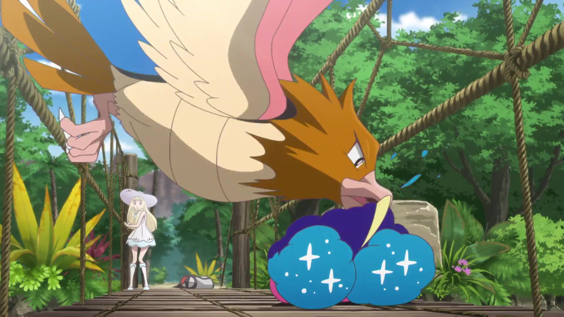 Evoluciones Pokémon: El eclipse (Alola) Spearow Cosmog Nebulilla Lylia