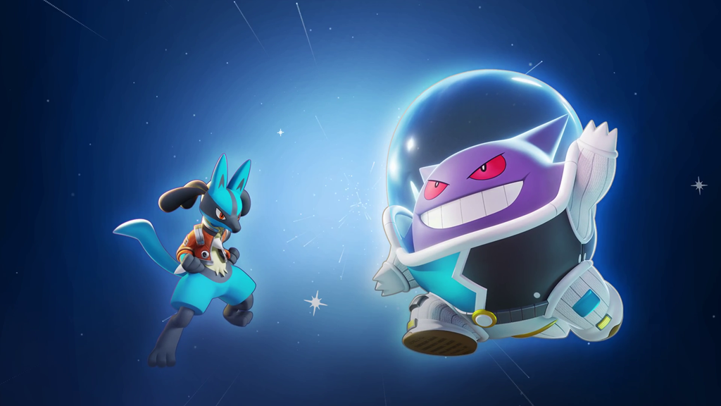 Pokémon UNITE Lucario y Gengar Cosmos