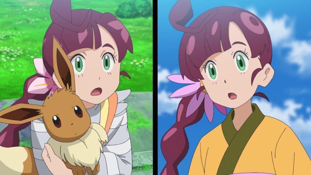 Episodio 79 Viajes Pokémon Chloe y Haruhi son idénticas