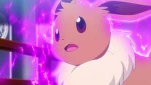 Episodio 79 Viajes Pokémon Eevee copia el Espejo de Espeon