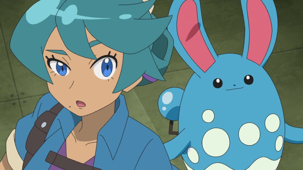 Episodio 80 Viajes Pokémon Asahi y Azumarill