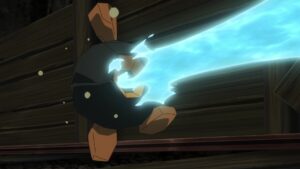 Episodio 80 Viajes Pokémon Roggenrola recibe un Disparo Certero de Inteleon