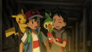 Episodio 80 Viajes Pokémon Goh atrapa a Roggenrola