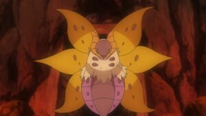 Episodio 80 Viajes Pokémon Volcarona variocolor (shiny)