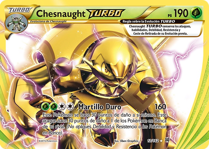 ¡TOP5 expansiones más populares del JCC Pokémon! Chesnaught TURBO