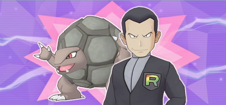 Pokémon Masters EX Giovanni y Golem