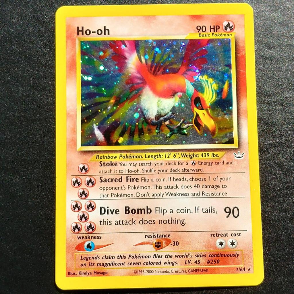 ¡TOP5 expansiones más populares del JCC Pokémon! Ho-Oh Neo Revelation