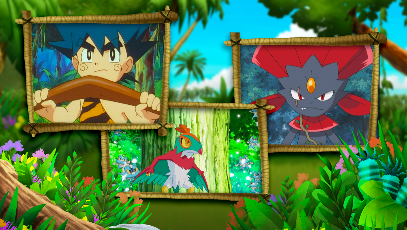 TV Pokémon: Ash explora selvas y bosques
