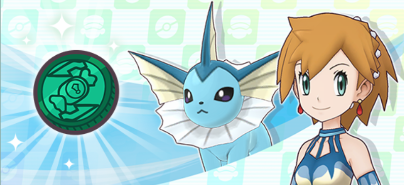 Pokémon Masters EX Misty y Vaporeon