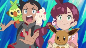 Episodio 82 Viajes Pokémon Goh y Chloe también tienen que participar en el Torneo de Decoración de Alcremie