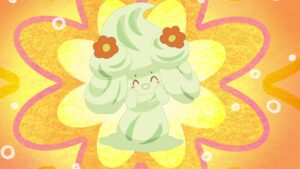 Episodio 82 Viajes Pokémon Alcremie de Crema de Té con Confite Flor