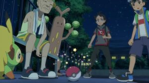 Episodio 83 Viajes Pokémon Goh captura a Murkrow
