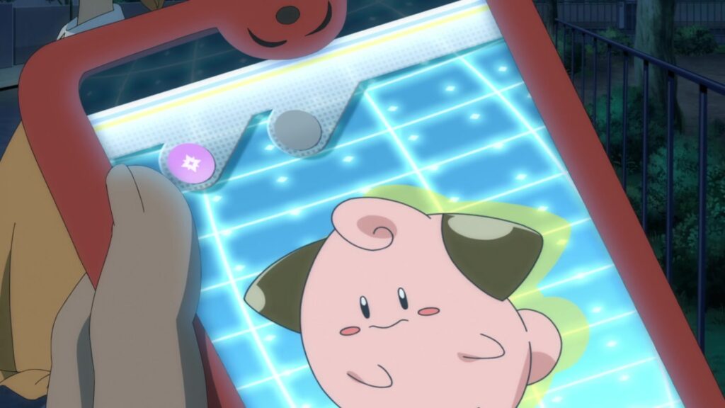 Episodio 83 Viajes Pokémon descripción de Cleffa en la PokéDex de Goh