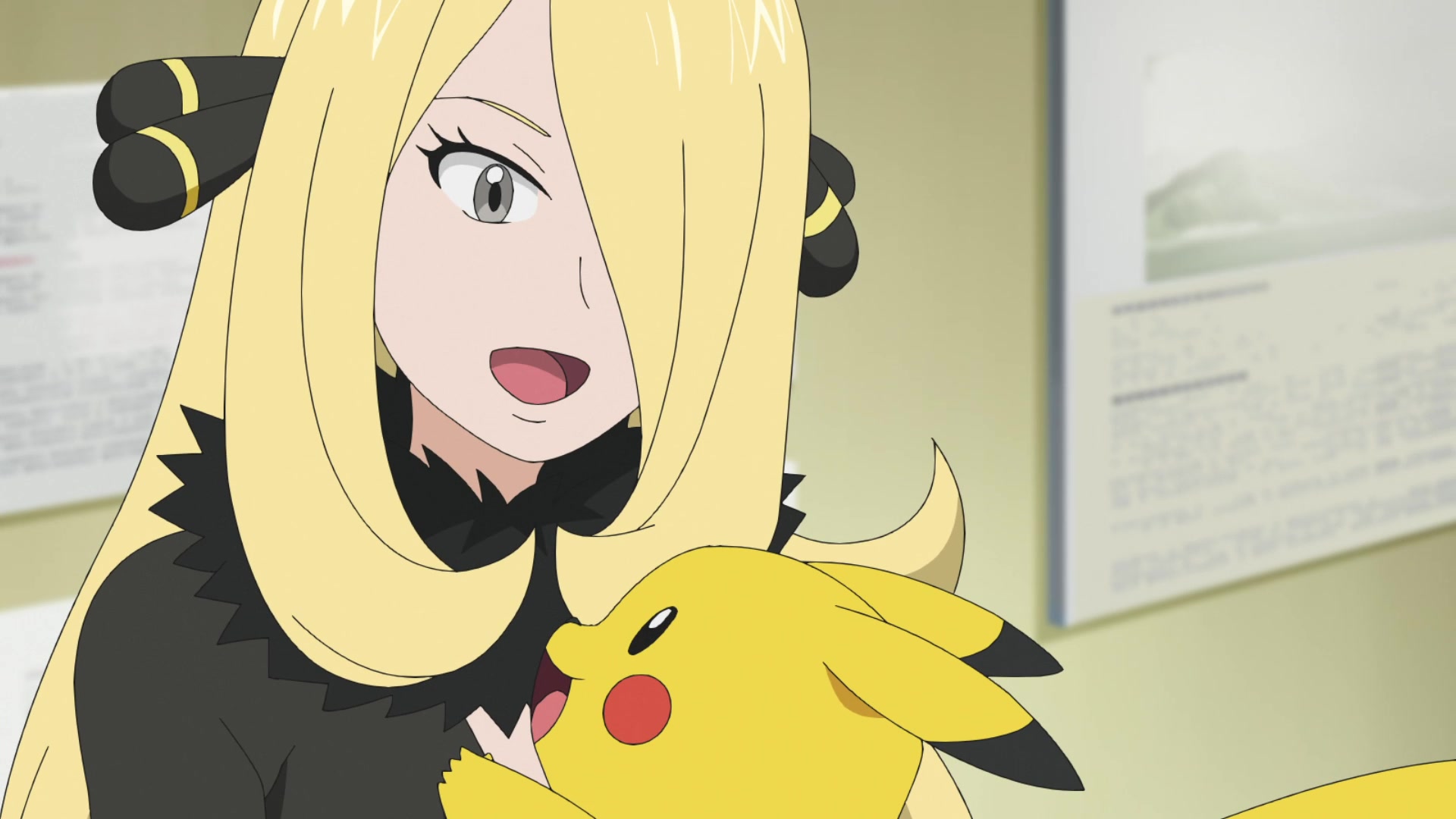 Episodio 88 Viajes Pokémon Cintia y Pikachu
