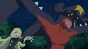 Episodio 83 Viajes Pokémon Cintia y Garchomp