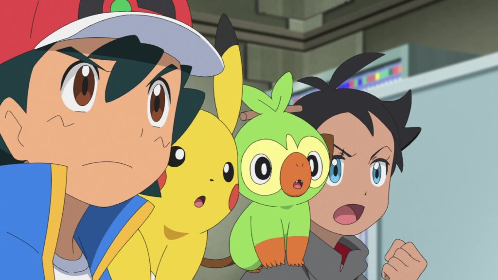 Episodio 83 Viajes Pokémon Ash Pikachu Goh y Grookey