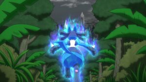 Episodio 84 Viajes Pokémon Lucario de Ash