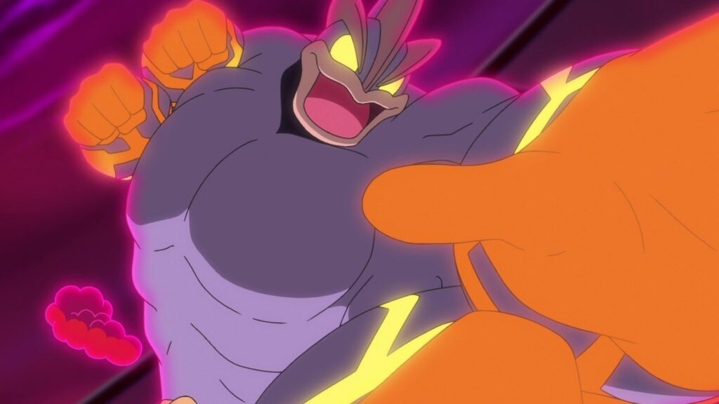 Pokémon Viajes Machamp Gigamax de Judith