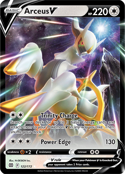 Espada y Escudo-Astros Brillantes (JCC) Arceus V