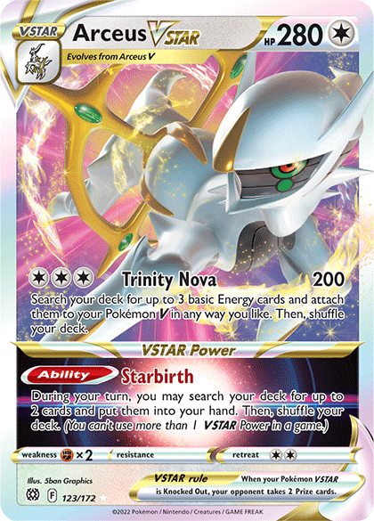 Espada y Escudo-Astros Brillantes (JCC) Arceus V-ASTRO