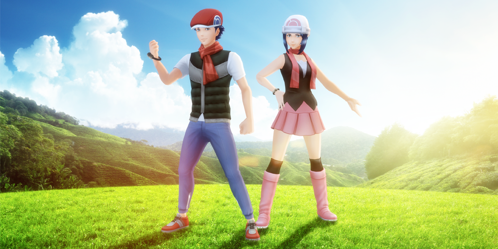 Pokémon GO León y Maya avatar