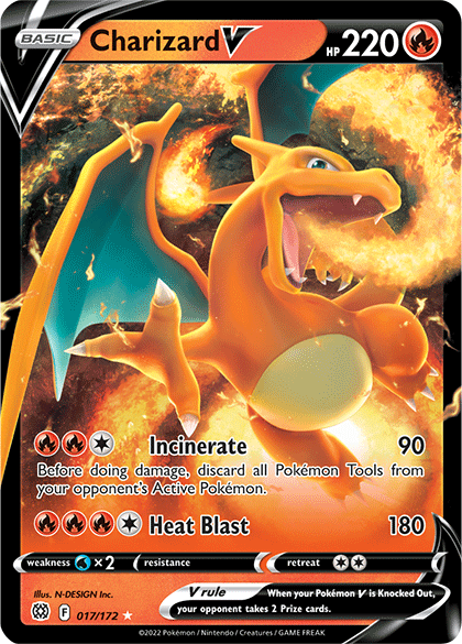 Espada y Escudo-Astros Brillantes (JCC) Charizard V