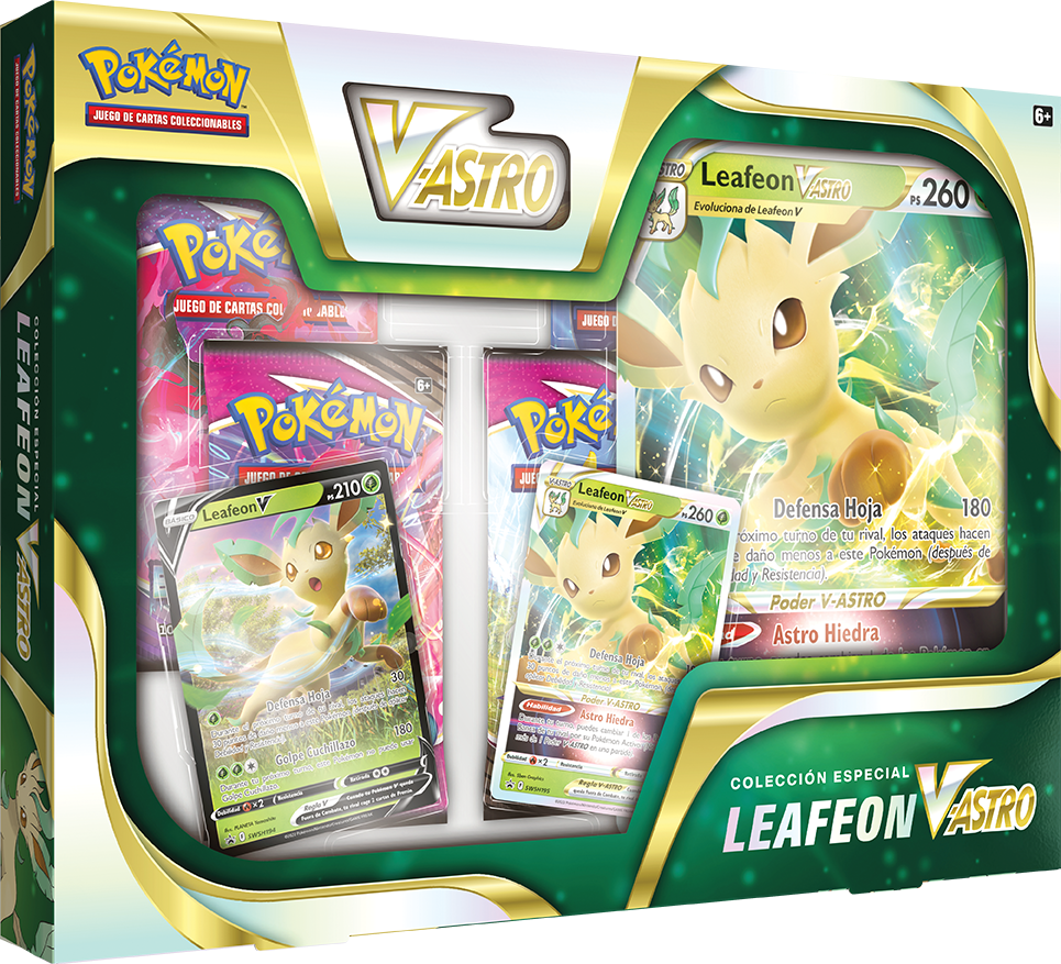 Espada y Escudo-Astros Brillantes (JCC) Colección especial de Leafeon V-ASTRO
